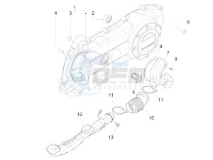 LIBERTY IGET 50 4T 3V NO ABS (NAFTA) drawing Crankcase cover - Crankcase cooling