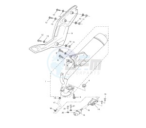 NS AEROX NAKED 50 drawing EXHAUST