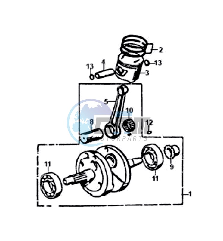 CRANKSHAFT / PISTON / PISTON RING