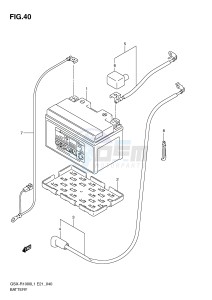 GSX-R1000 (E21) drawing BATTERY (GSX-R1000L1 E14)