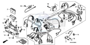 TRX500FM9 Australia - (U) drawing WIRE HARNESS