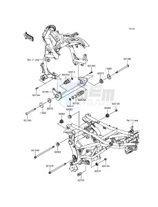 VERSYS_650_ABS KLE650FFF XX (EU ME A(FRICA) drawing Engine Mount