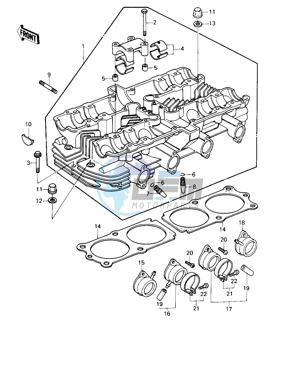 CYLINDER HEAD -- 79-80 B3_B4- -