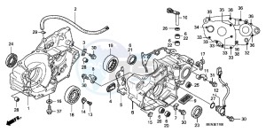 CRF450RC drawing CRANKCASE