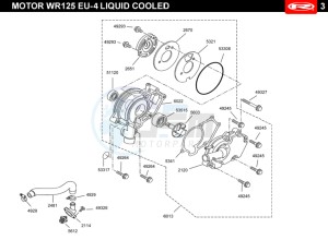 MARATHON-125-E4-PRO-WHITE drawing WATER PUMP