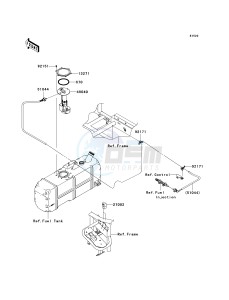 KAF 620 R [MULE 4010 TRANS4X4] (R9F-RAFA) RAFA drawing FUEL PUMP