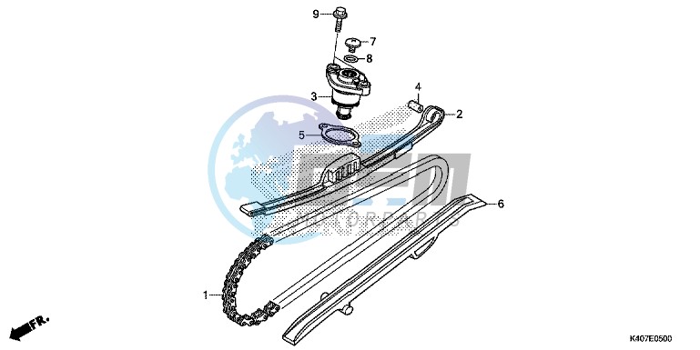 CAM CHAIN/ TENSIONER