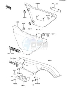 KZ 440 G (G1) drawing SIDE COVERS_BELT COVER