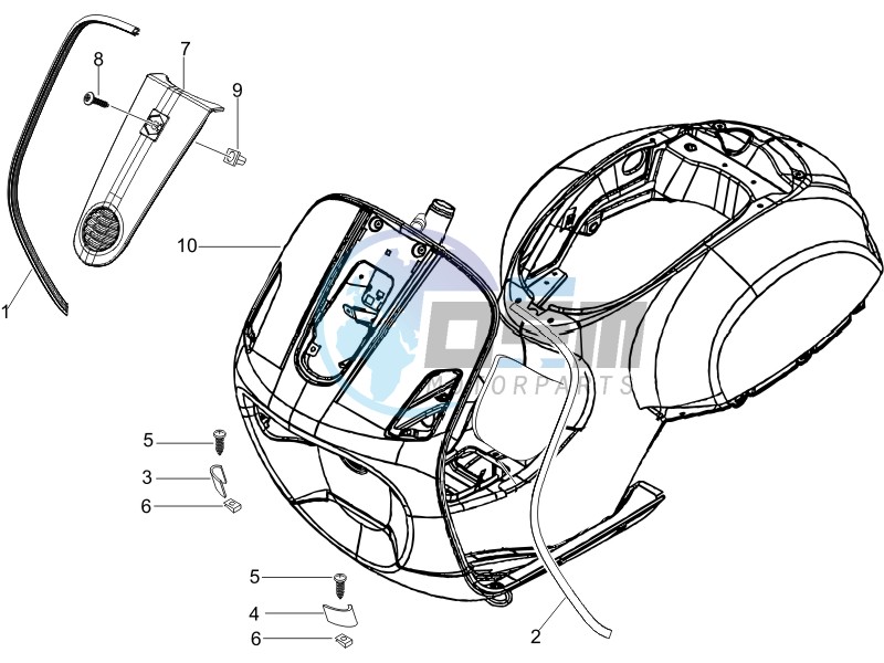 Front shield