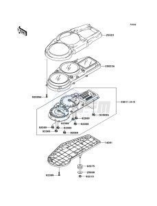 NINJA ZX-12R ZX1200-B4H FR GB GE XX (EU ME A(FRICA) drawing Meter(s)