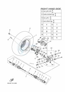 YXZ1000E YXZ1000R (B5JD) drawing REAR WHEEL 2