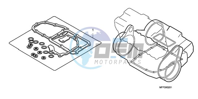 GASKET KIT B (CB13009/S9/A9/SA9)