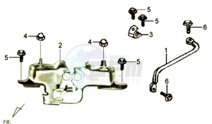 JOYRIDE 125 drawing BUDDYSEAT LOCK