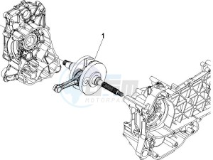 Beverly 125 Sport e3 drawing Crankshaft