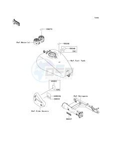 VN 1600 F [VULCAN 1600 MEAN STREAK] (6F) F6F drawing LABELS