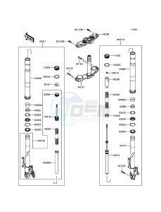 Z800 ABS ZR800FGF UF (UK FA) XX (EU ME A(FRICA) drawing Front Fork