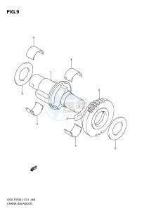 GSX-R750 (E21) drawing CRANK BALANCER