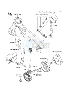 KX250F KX250ZEF EU drawing Generator