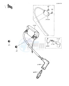 KDX 80 B [KDX80] (B2-B3) [KDX80] drawing IGNITION COIL