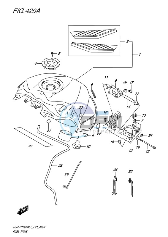 FUEL TANK (YSF)