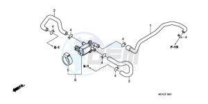 CBF1000SA France - (F / ABS CMF) drawing AIR INJECTION CONTROL VALVE