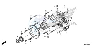 TRX500FAE TRX500FA Europe Direct - (ED) drawing HONDAMATIC