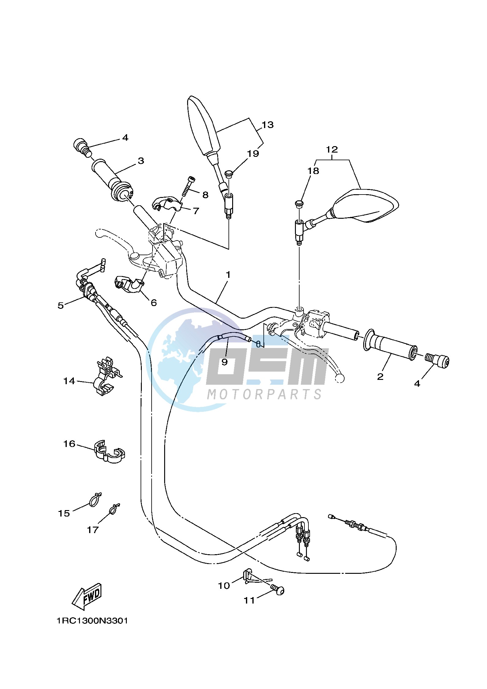 STEERING HANDLE & CABLE