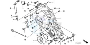 CBR1000RA9 UK - (E / ABS MKH MME REP) drawing RIGHT CRANKCASE COVER