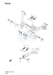 AN400 ABS BURGMAN EU-UK drawing STAND