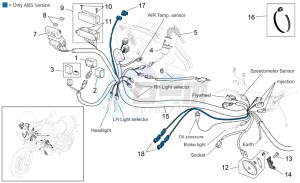 ETV 1000 Capo Nord - Rally Capo Nord drawing Electrical system I