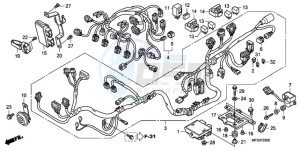 CB600FAA Australia - (U / ABS) drawing WIRE HARNESS