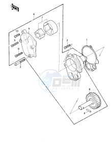 KZ 1300 B [B2] drawing OIL PUMP