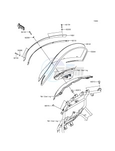 VULCAN_1700_VOYAGER_ABS VN1700BDF GB XX (EU ME A(FRICA) drawing Windshield