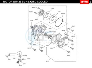 MARATHON-125-E4-PRO-REPLICA-SERIES-AUSTRIA-2018-MARATHON-125-E4-PRO-BLUE-REPLICA-SERIES drawing WATER PUMP  EURO4