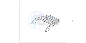 VT125C2 drawing REAR CARRIER