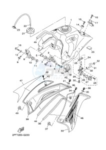 TT-R125 TT-R125LWE (2PT9) drawing FUEL TANK