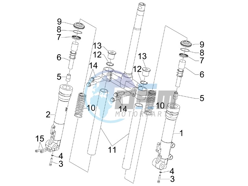 Fork components (Kayaba)