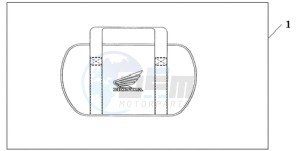 GL1800A Korea - (KO) drawing SADDLEBAG COOLER