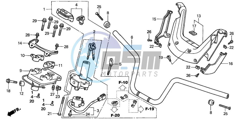 HANDLE PIPE/HANDLE COVER (NSS2502)