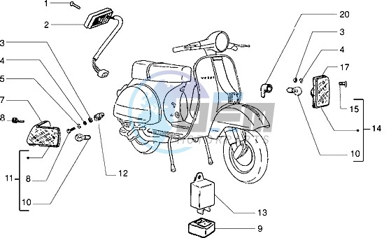 Turn signal lamps