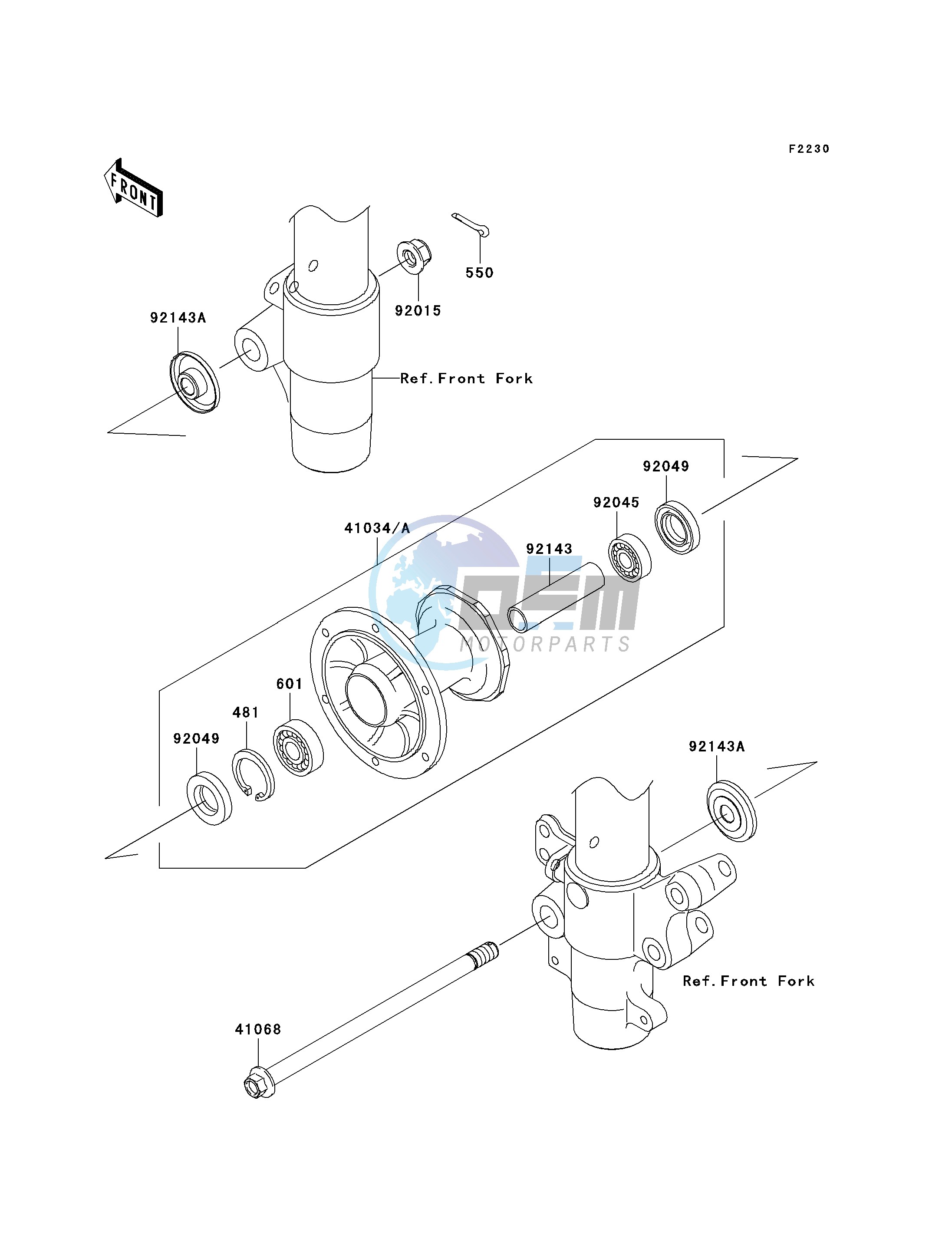 FRONT HUB