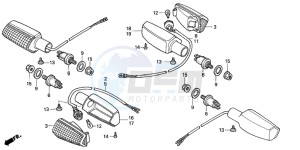 XR125L drawing WINKER