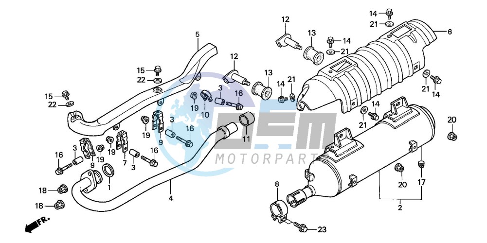 EXHAUST MUFFLER