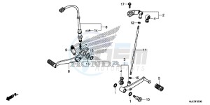 CBR650FE CBR650FE 2ED - (2ED) drawing PEDAL