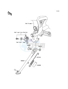 ER-6n ABS ER650B6F GB XX (EU ME A(FRICA) drawing Stand(s)