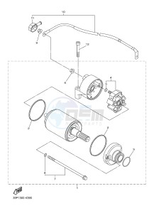 FZ8-N ABS 800 FZ8 (NAKED, ABS) (59P6) drawing STARTING MOTOR