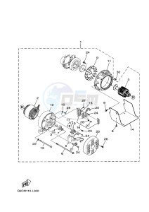 EDL7000SE/SDE EDL7000SED DIESEL 800 (Q9CN) drawing GENERATOR