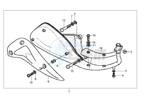 LX 150 drawing Silencer