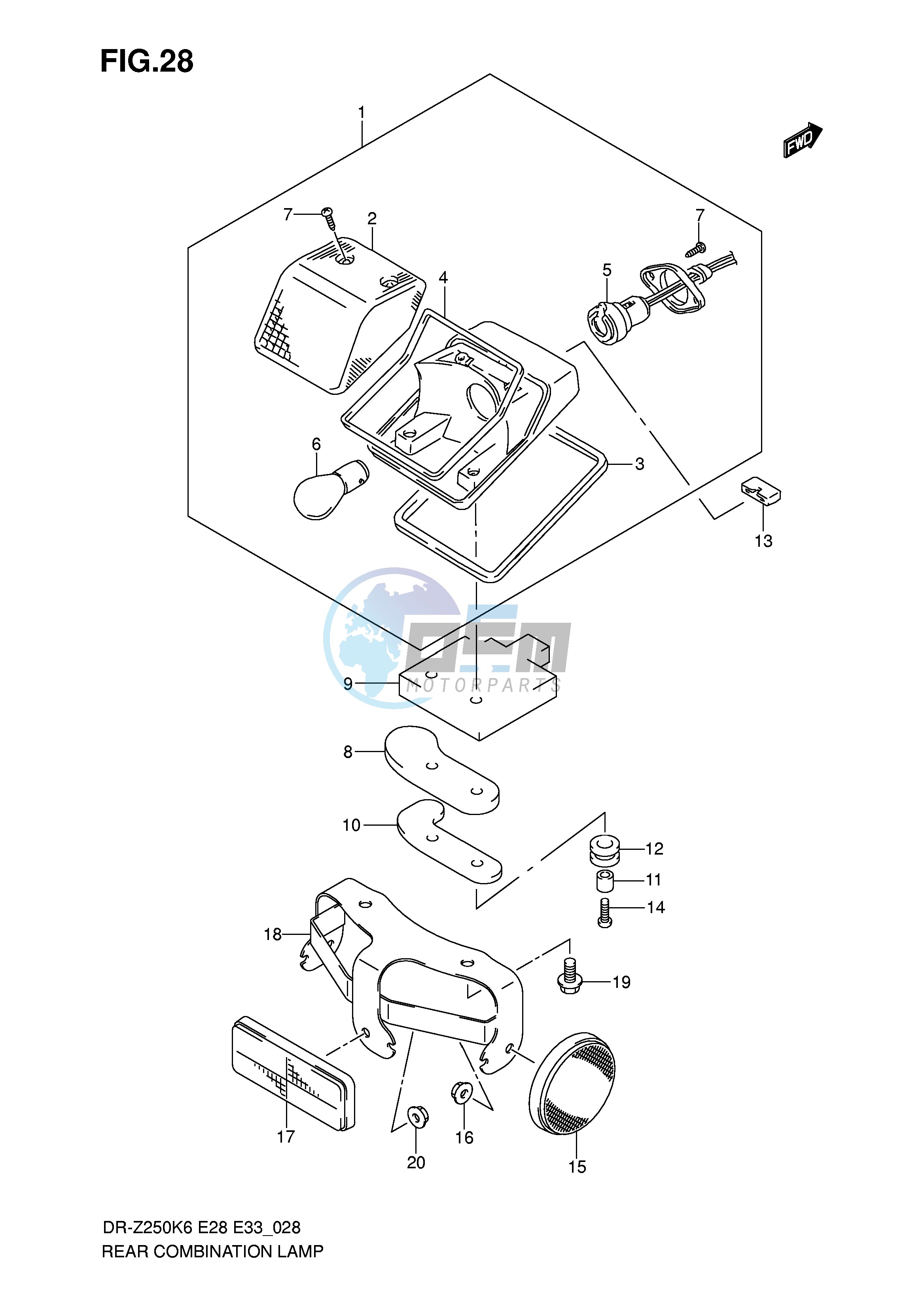 REAR COMBINATION LAMP