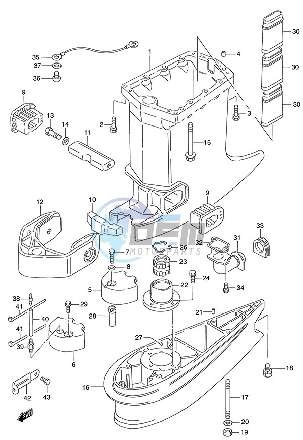 Drive Shaft Housing